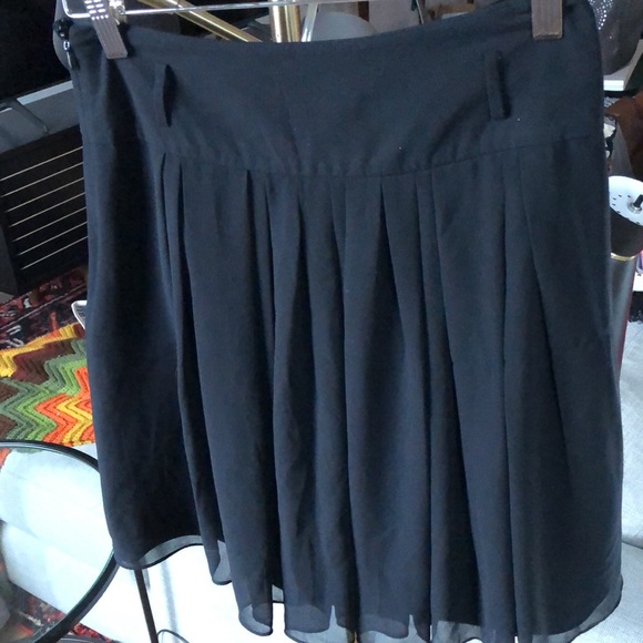 ✨Vince Camuto✨Pleated Chiffon Skater Skirt - Picture 4 of 7